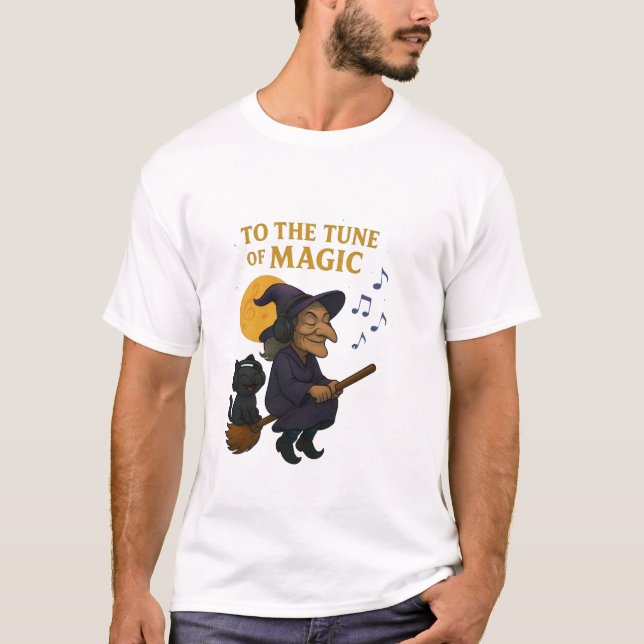 Camiseta Bruxa Básica... (Frente)