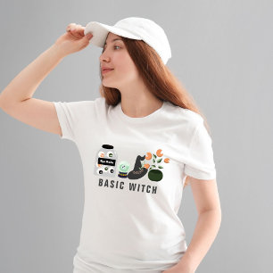 Camiseta Bruxa Básica Halloween