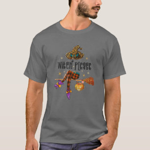 Camiseta Bruxa Básica Vibes Halloween Witch Cos