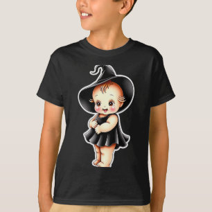Camiseta Bruxa bebê Kewpie fofa