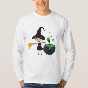 Camiseta Bruxa Bonita do Halloween