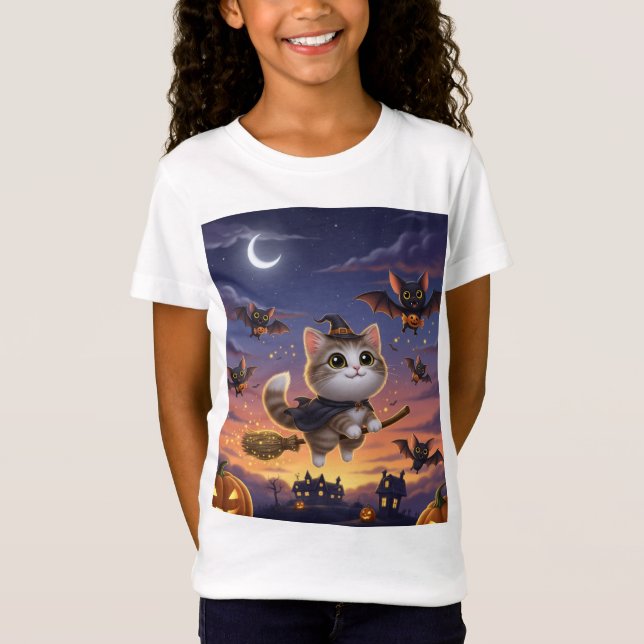 Camiseta Bruxa Bonita do Halloween (Frente)