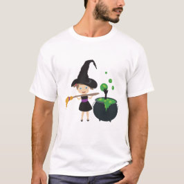 Camiseta Bruxa Bonita do Halloween