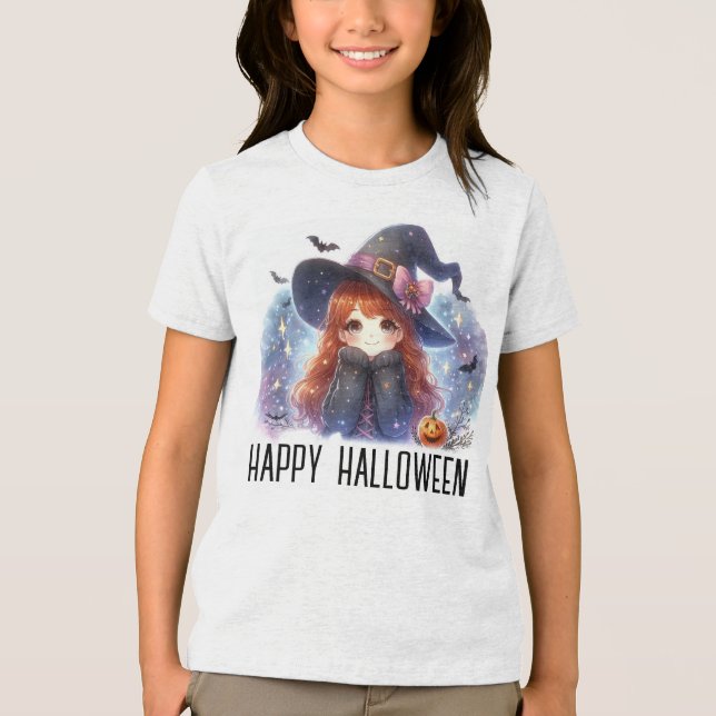 Camiseta Bruxa Bonita do Halloween (Frente)