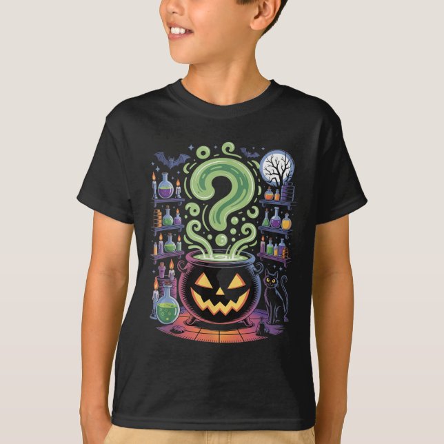 Camiseta Bruxa Cauldron Tions Pumpkins Soky Halloween (Frente)