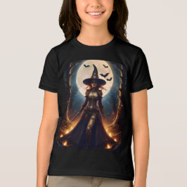 Camiseta Bruxa da Floresta Steampunk do Halloween