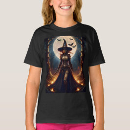 Camiseta Bruxa da Floresta Steampunk do Halloween