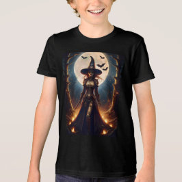 Camiseta Bruxa da Floresta Steampunk do Halloween