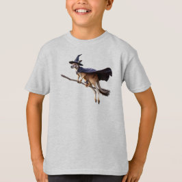 Camiseta Bruxa de Canguru Divertida para Crianças
