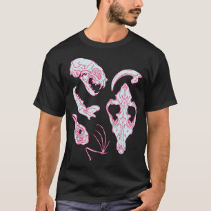 Camiseta Bruxa de Cultura Abutre-Gótico Pastel Taidermy Wi