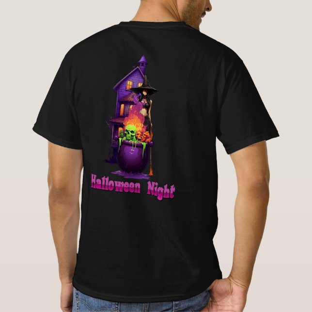 Camiseta Bruxa de Halloween (Verso)