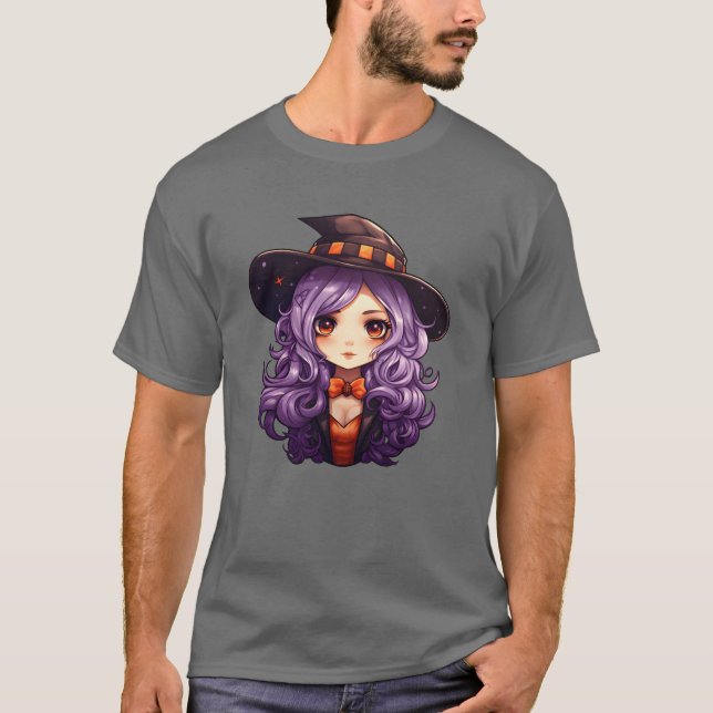 Camiseta Bruxa de Halloween (Frente)
