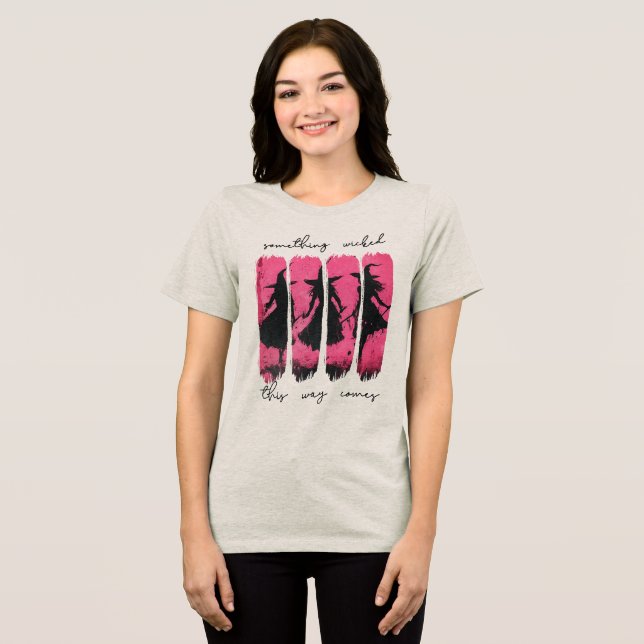 Camiseta Bruxa de Halloween (Frente Completa)