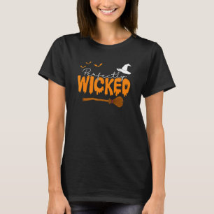 Camiseta Bruxa de Halloween das Mulheres Perfeitamente Má