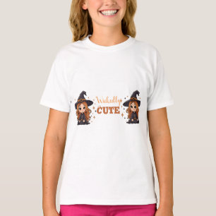 Camiseta Bruxa de Halloween Maciça Spooky Adorable