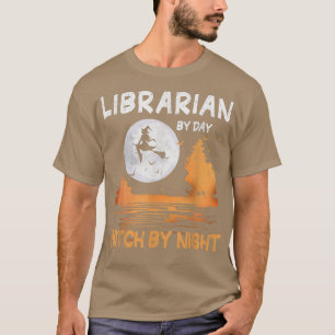 Camiseta Bruxa Do Dia Da Bibliotecária No Dia das Bruxas da