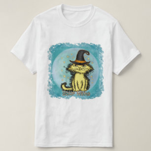 Camiseta Bruxa do Gato Amarelo Desgrenhado