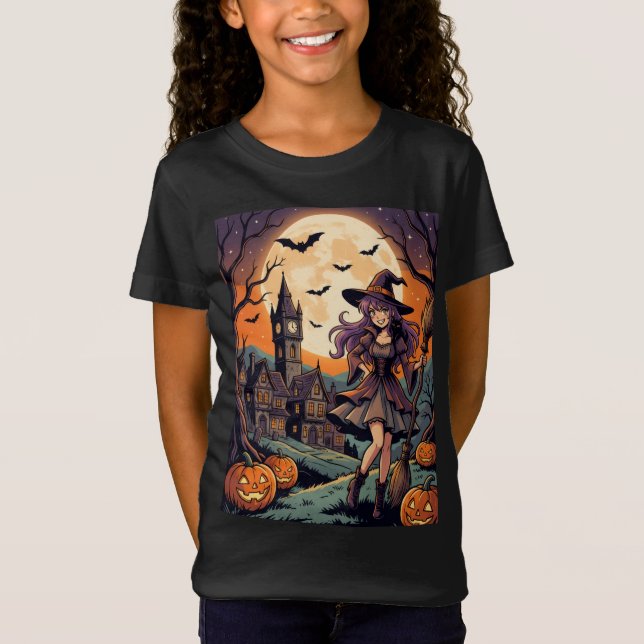 Camiseta Bruxa do Halloween (Frente)