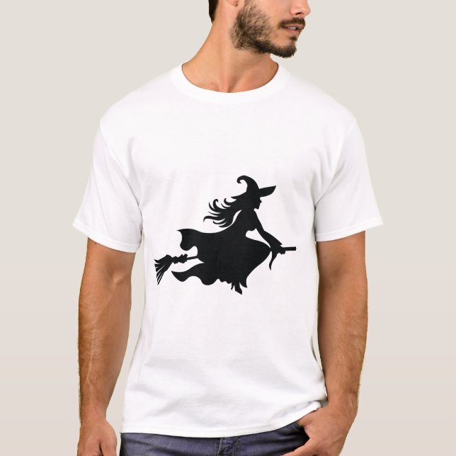 Camiseta bruxa do halloween (Frente)