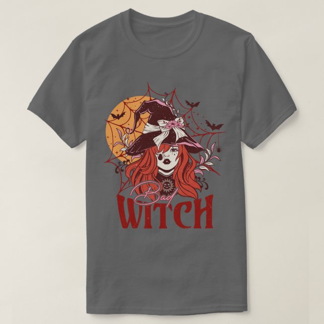 Camiseta bruxa do Halloween 2 (Frente do Design)