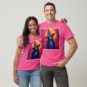 Camiseta Bruxa do Halloween com Design
