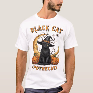 Camiseta Bruxa do Halloween e Lua & Abóbora Apothecary da G