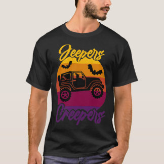 Camiseta Bruxa dos Caçadores de Jeepers no 4X4 Voando contr