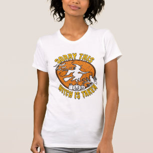 Camiseta Bruxa É Levada Abóboras De Halloween Gato_1