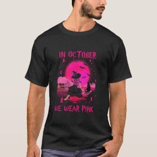 Camiseta Bruxa Em Outubro Vestimos O Cancer Rosa Awaren