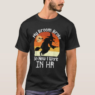 Camiseta Bruxa engraçada de RH Fantasia de Halloween para R