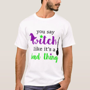 Camiseta Bruxa Engraçado Halloween