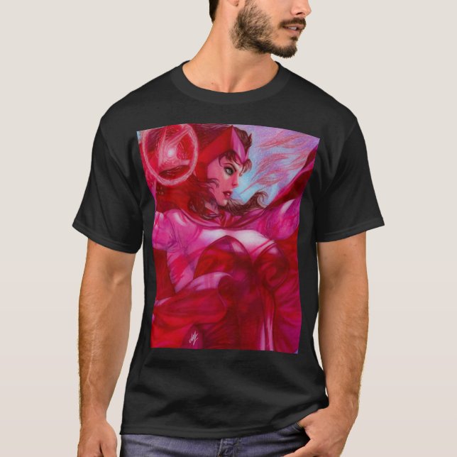 Camiseta Bruxa Escarlate ~ Wanda Maximoff (Frente)