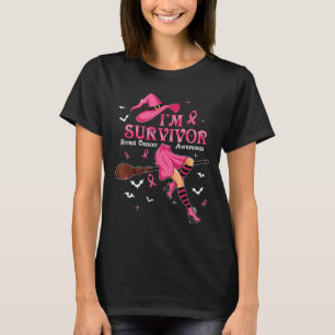Camiseta Bruxa Eu Sou Uma Sobrevivente Halloween Conscienti