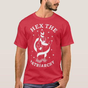 Camiseta Bruxa Feminista Combatendo O Patriarcado Hex A Pat