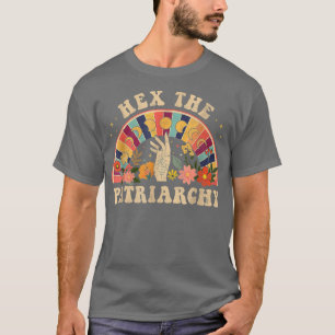 Camiseta Bruxa Feminista Ele A Bruxa Patriarca do Halloween