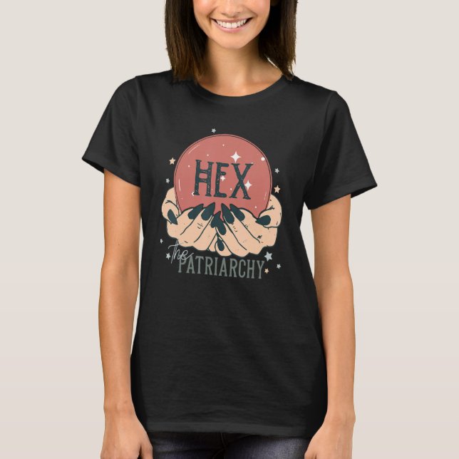 Camiseta Bruxa Feminista Hex O Feminismo Patriarcado R Huma (Frente)