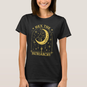 Camiseta Bruxa Feminista Hex O Patriarcado das Mulheres do