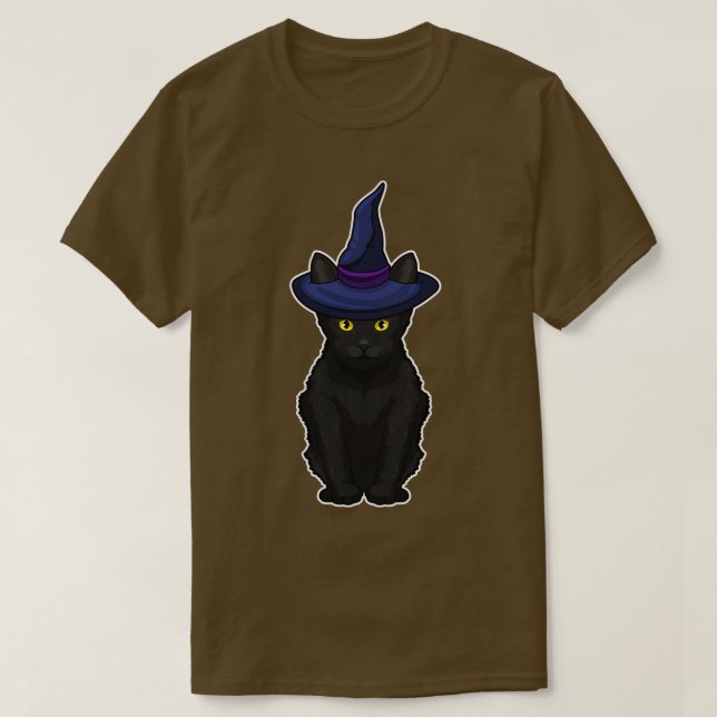 Camiseta Bruxa Gata (Frente do Design)