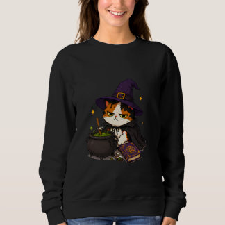 Camiseta Bruxa Gata Mal-Humorada Halloween 