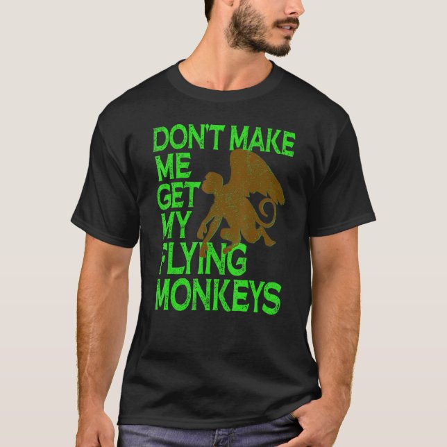 Camiseta Bruxa Má Macacos Voadores Mágico De Oz Meu Voo (Frente)