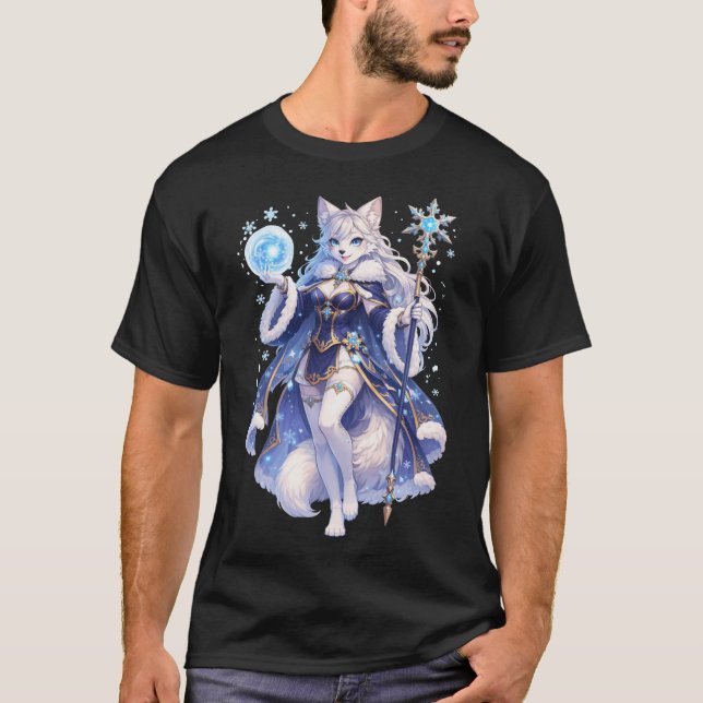 Camiseta Bruxa Mágica da Neve (Frente)