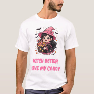 Camiseta Bruxa Melhor Ter Meu Doce