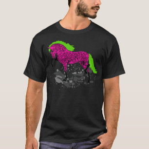 Camiseta bruxa ocidental HORSE ART