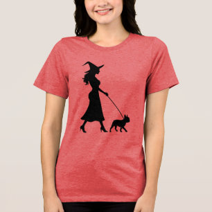 Camiseta Bruxa Passeando Frenchie
