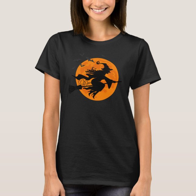Camiseta Bruxa peidora engraçada (Frente)