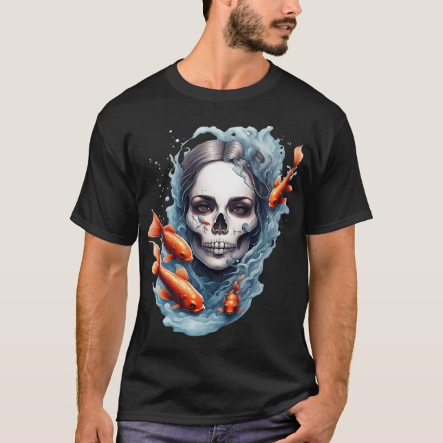 Camiseta Bruxa Pescadora Voo-doo Revolta Steampunk (Frente)