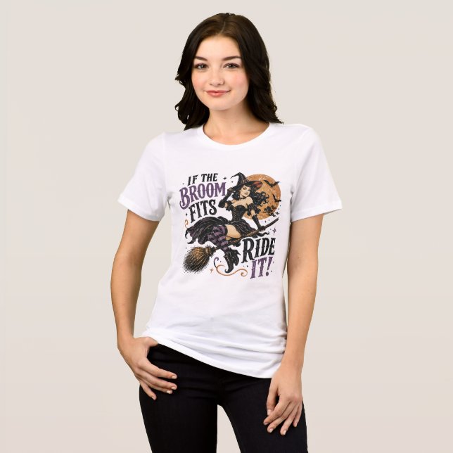 Camiseta Bruxa Retro (Frente Completa)