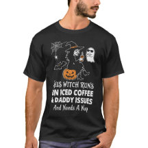 Bruxa Sarcástica de Halloween Café Gelado Problema