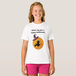 Camiseta Bruxa, um feliz Dia das Bruxas!