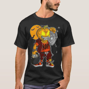 Camiseta Bruxa Unicórnio Halloween Gato Preto Lua Laranja G